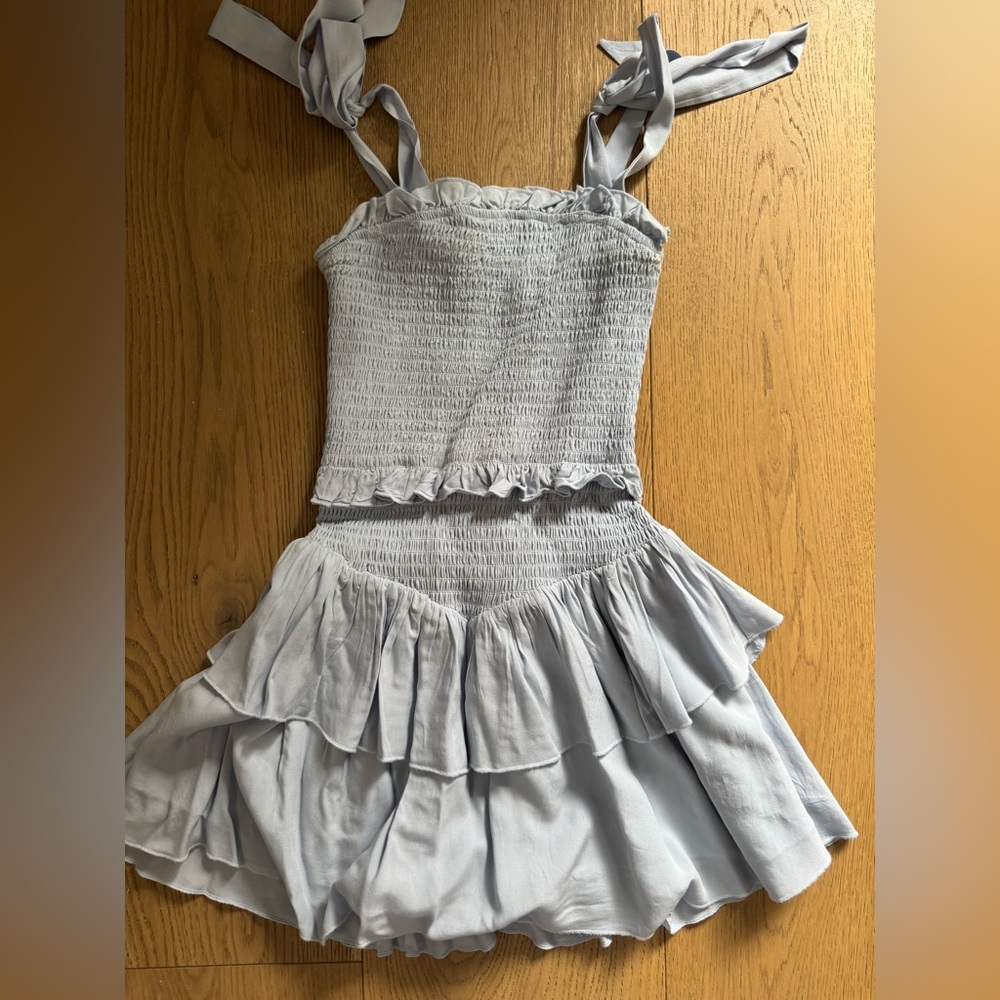 KatieJNYC size large light blue dress